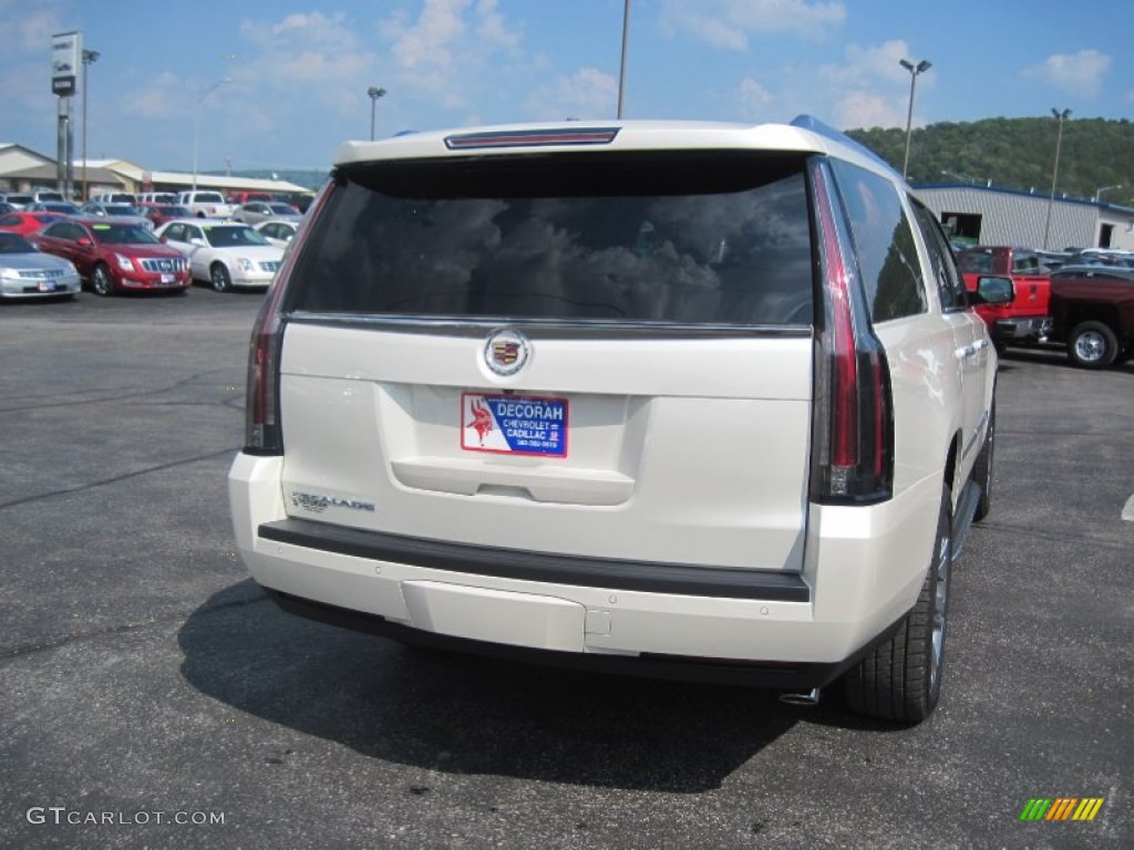 2015 Escalade ESV Luxury 4WD - White Diamond Tricoat / Jet Black photo #4