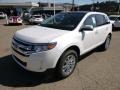 2014 White Platinum Ford Edge Limited AWD  photo #4