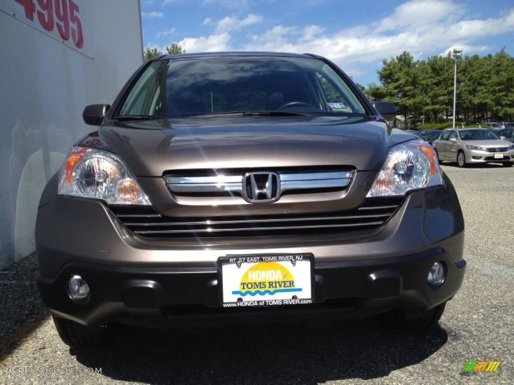 2009 CR-V EX-L 4WD - Urban Titanium Metallic / Black photo #4