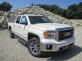 2014 White Diamond Tricoat GMC Sierra 1500 SLT Crew Cab 4x4  photo #1