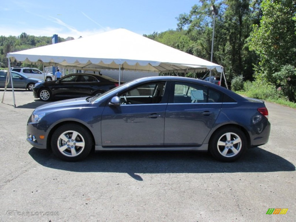 2014 Cruze LT - Atlantis Blue Metallic / Medium Titanium photo #2