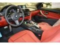  2015 4 Series 428i Coupe Coral Red/Black Highlight Interior