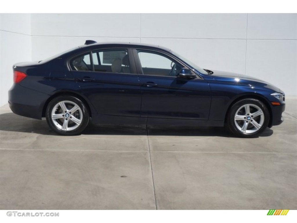 2014 3 Series 328i xDrive Sedan - Imperial Blue Metallic / Venetian Beige photo #2