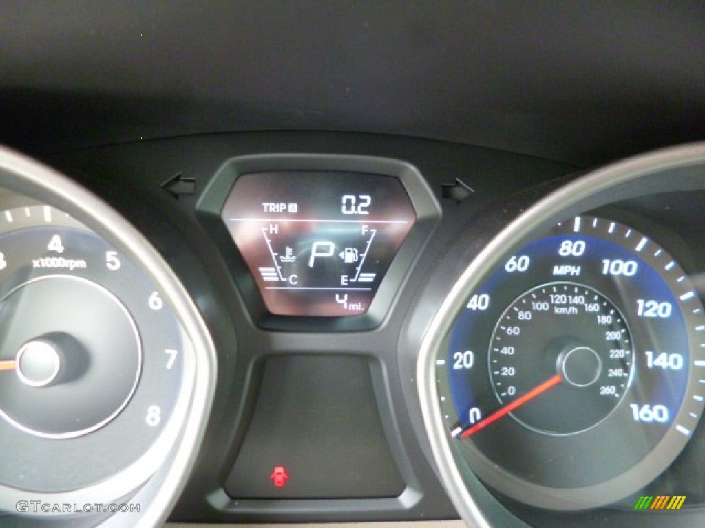 2014 Elantra SE Sedan - Black / Beige photo #20