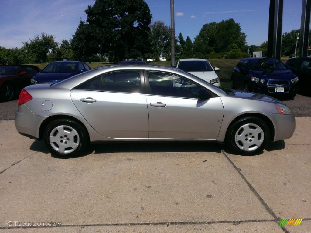 2008 G6 Value Leader Sedan - Liquid Silver Metallic / Ebony Black photo #4