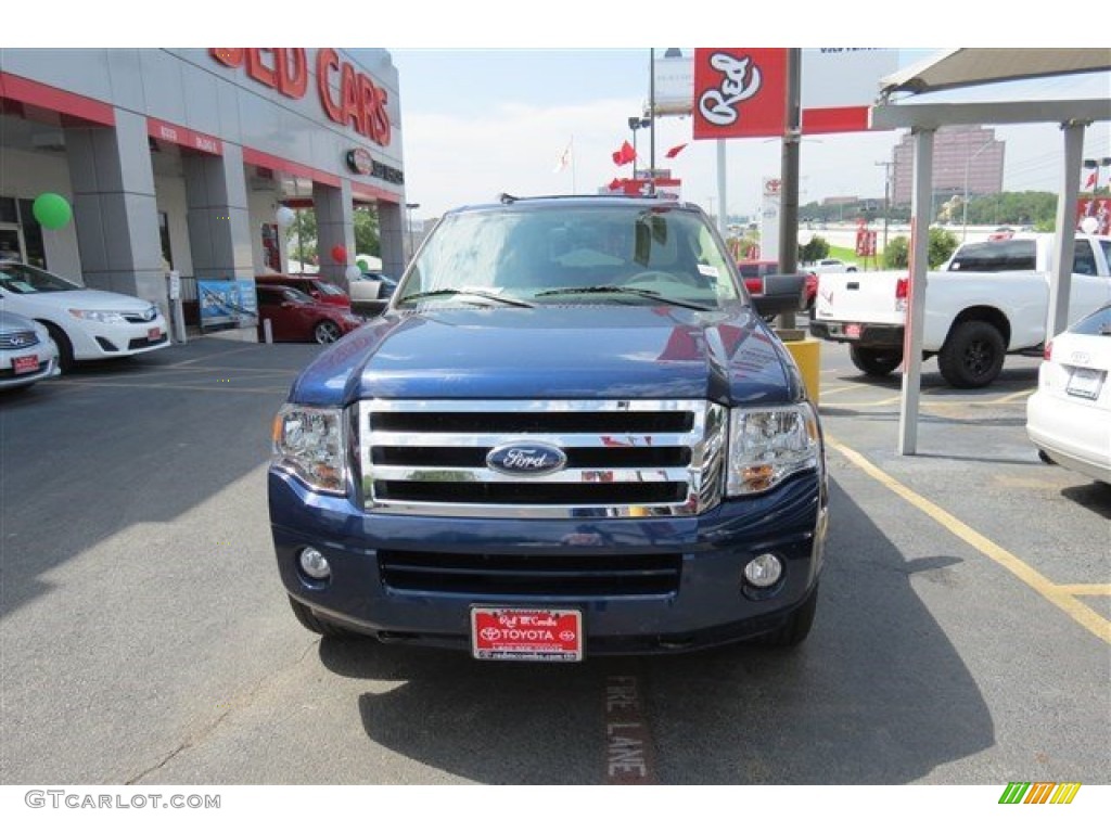 2011 Expedition EL XLT 4x4 - Dark Blue Pearl Metallic / Stone photo #2