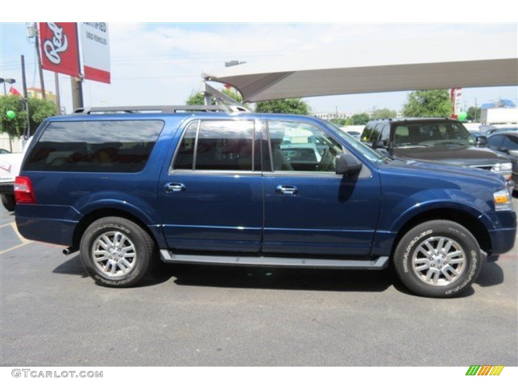 2011 Expedition EL XLT 4x4 - Dark Blue Pearl Metallic / Stone photo #4