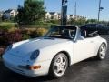 1995 Grand Prix White Porsche 911 Carrera Cabriolet  photo #6