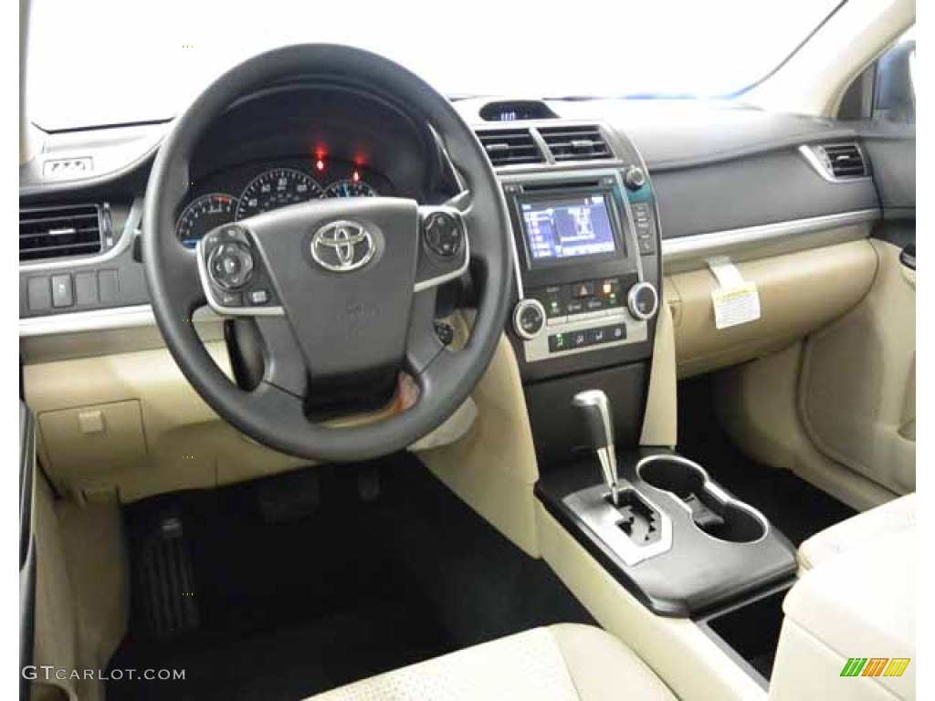 2014 Camry L - Super White / Ivory photo #6