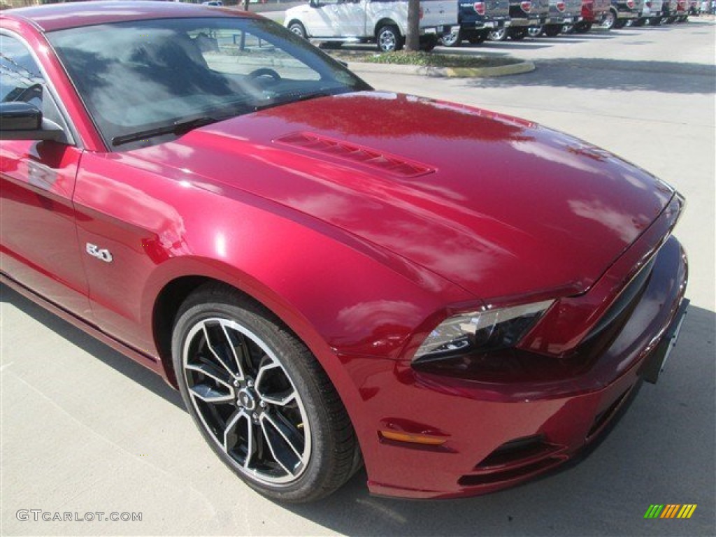 2014 Mustang GT Coupe - Ruby Red / Charcoal Black photo #2