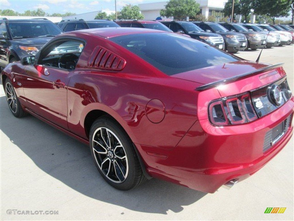 2014 Mustang GT Coupe - Ruby Red / Charcoal Black photo #5