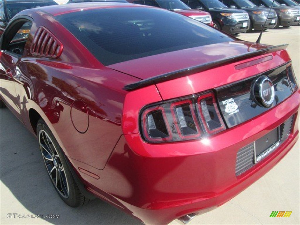 2014 Mustang GT Coupe - Ruby Red / Charcoal Black photo #6