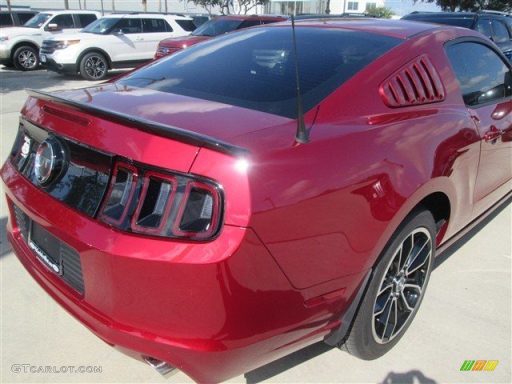 2014 Mustang GT Coupe - Ruby Red / Charcoal Black photo #8