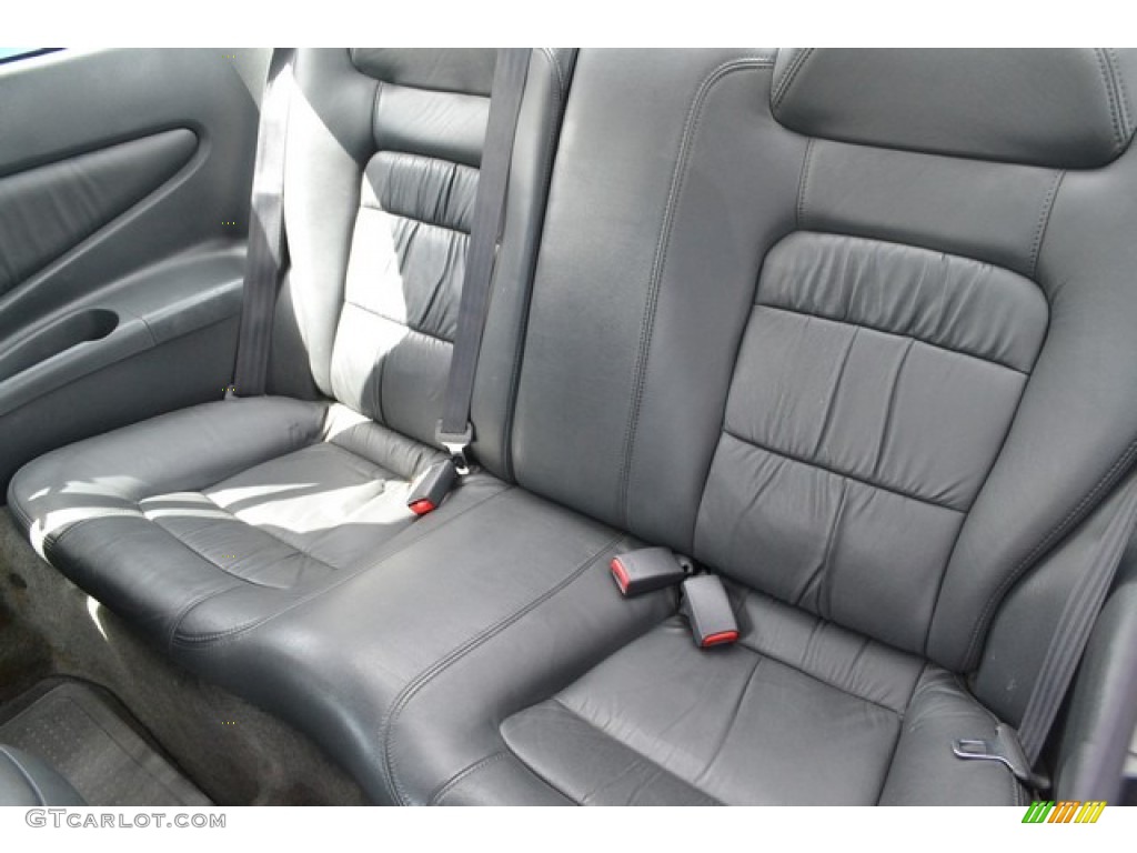 2002 Accord EX V6 Coupe - Satin Silver Metallic / Black photo #6