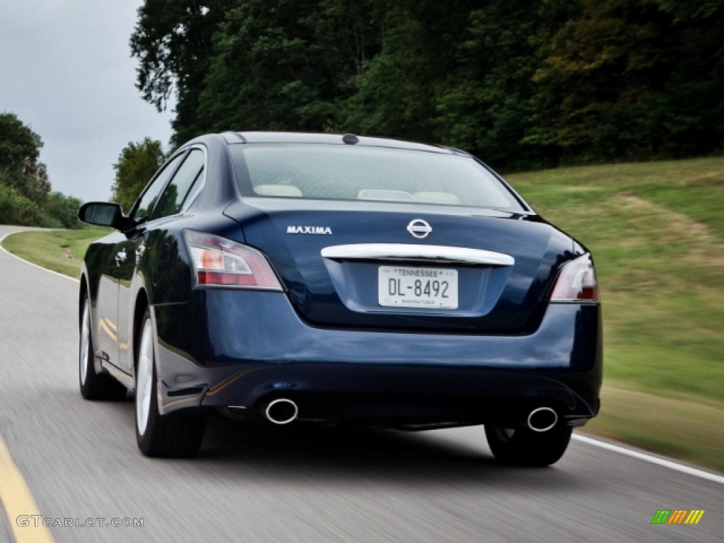 2013 Maxima 3.5 S - Navy Blue / Charcoal photo #3