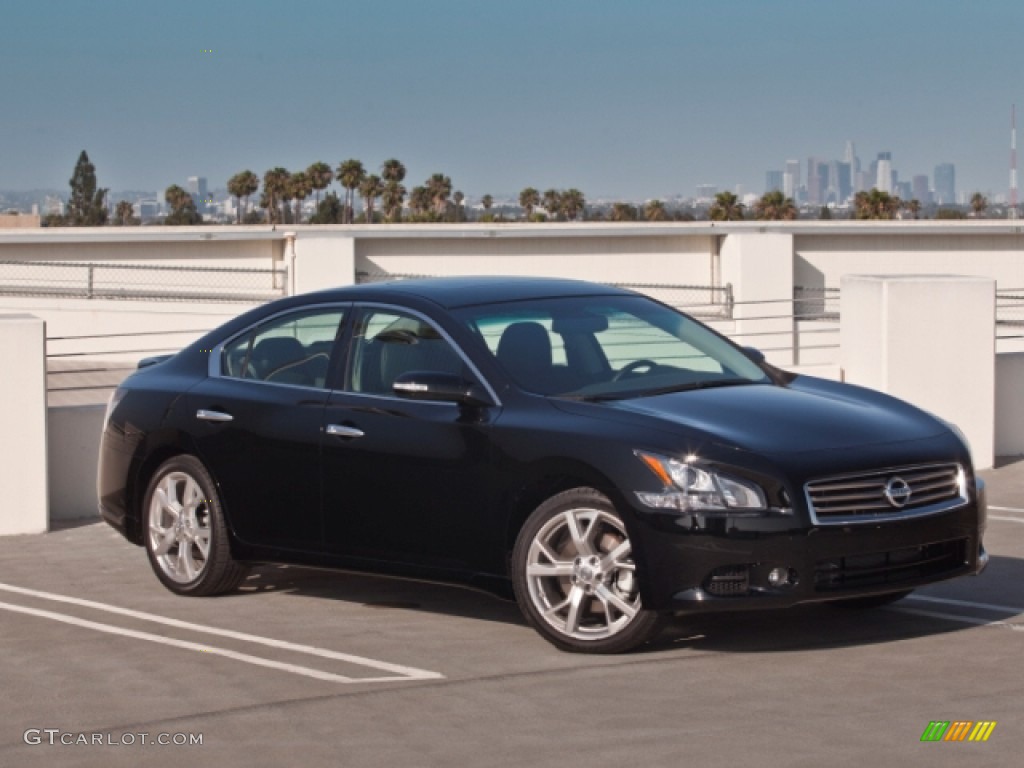 2013 Maxima 3.5 S - Navy Blue / Charcoal photo #4
