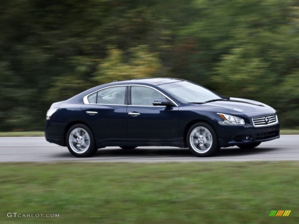 2013 Maxima 3.5 S - Navy Blue / Charcoal photo #5