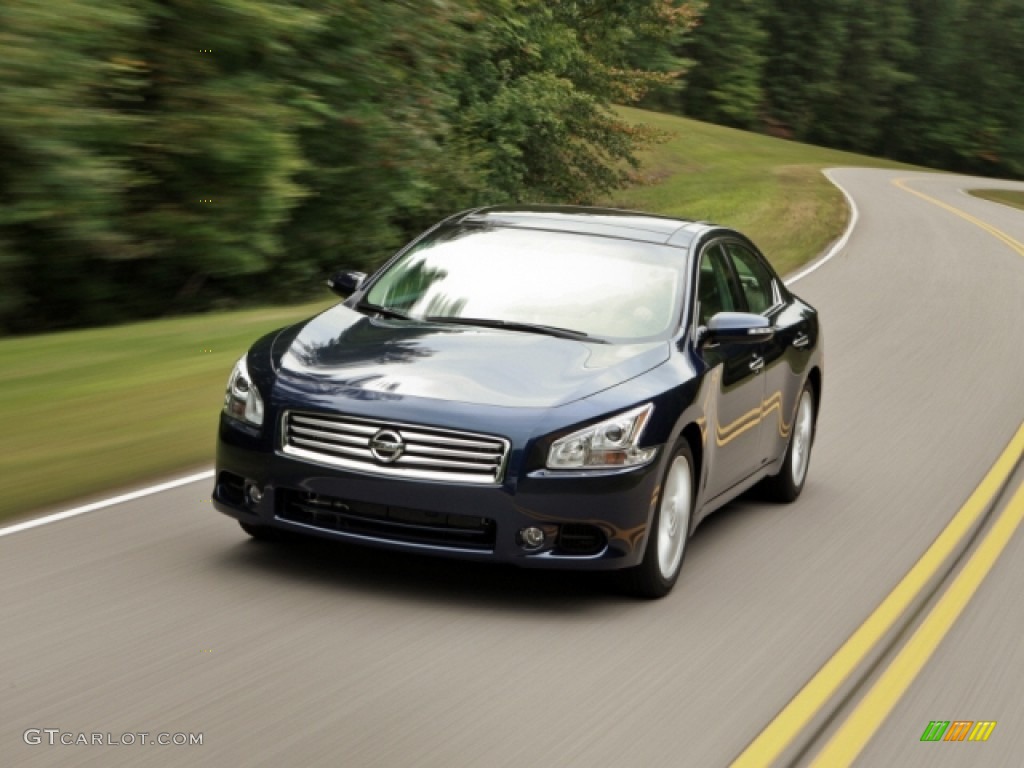 2013 Maxima 3.5 S - Navy Blue / Charcoal photo #6