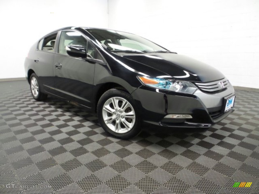 2011 Insight Hybrid EX - Crystal Black Pearl / Gray photo #1