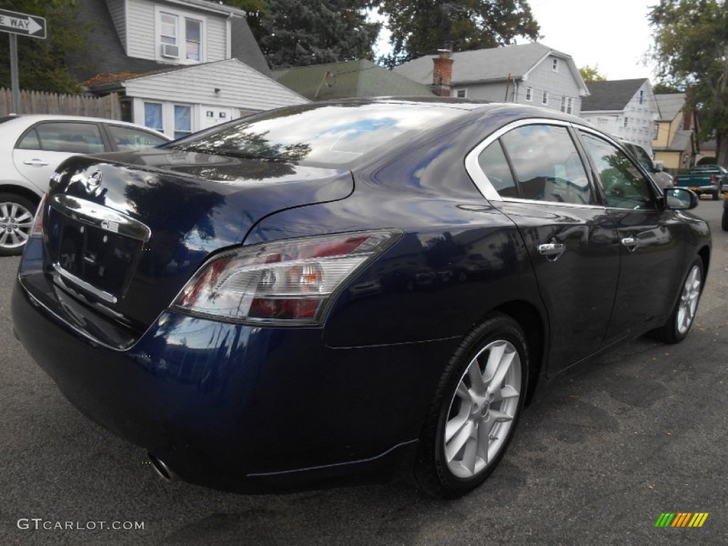 2014 Maxima 3.5 S - Navy Blue / Charcoal photo #4