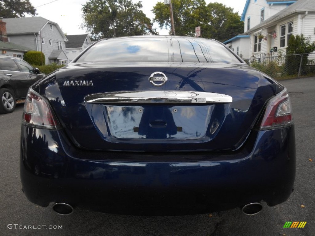 2014 Maxima 3.5 S - Navy Blue / Charcoal photo #5