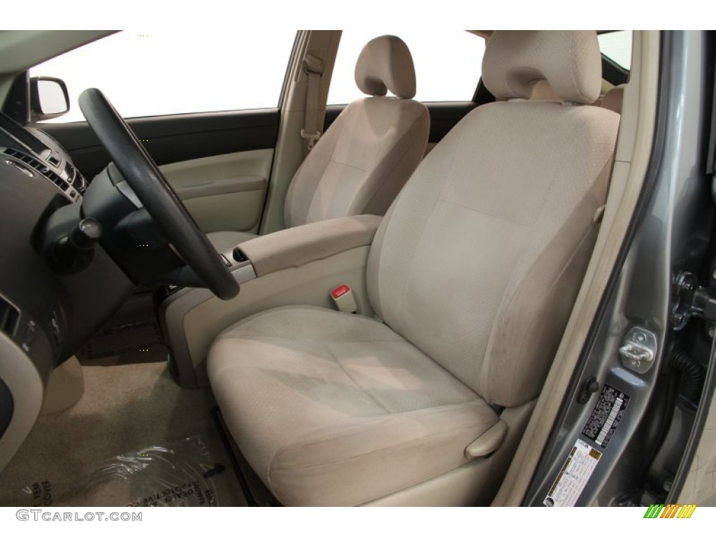 2005 Prius Hybrid - Tideland Gray Green Pearl / Ivory/Brown photo #5