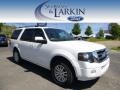 White Platinum Tri-Coat 2013 Ford Expedition Limited 4x4