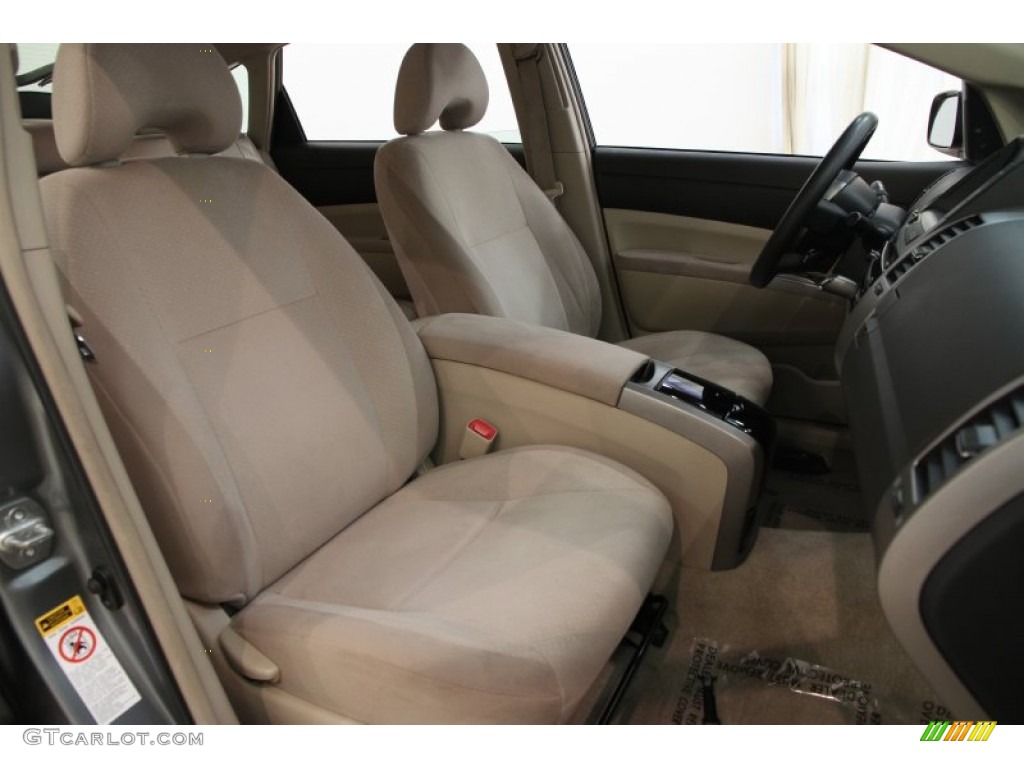 2005 Prius Hybrid - Tideland Gray Green Pearl / Ivory/Brown photo #21