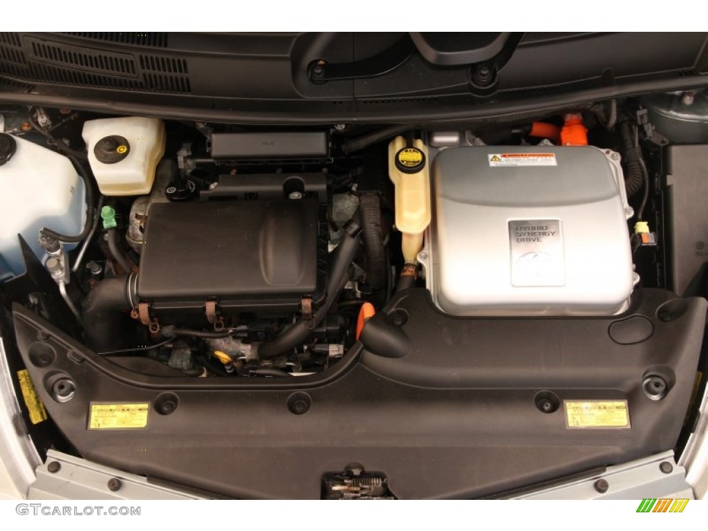 2005 Prius Hybrid - Tideland Gray Green Pearl / Ivory/Brown photo #25