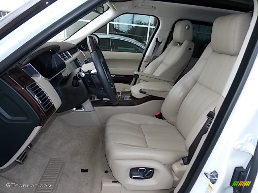 Almond/Espresso Interior 2014 Land Rover Range Rover Supercharged L Photo #96838331