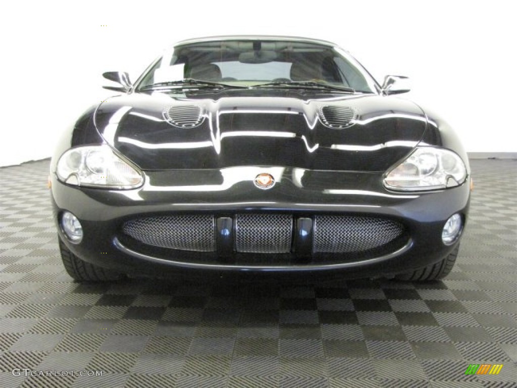 Black 2002 Jaguar XK XKR Convertible Exterior Photo #96838706