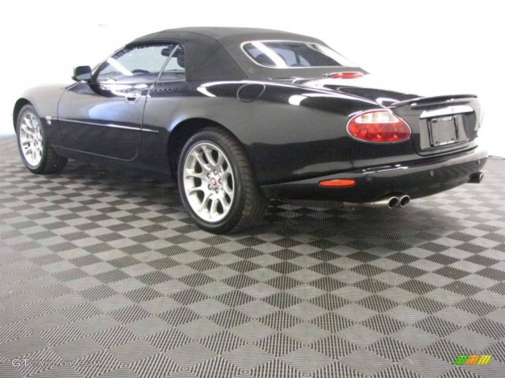 Black 2002 Jaguar XK XKR Convertible Exterior Photo #96838772