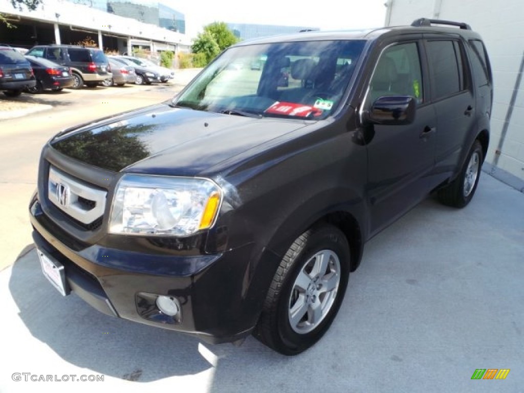 Crystal Black Pearl 2011 Honda Pilot EX-L Exterior Photo #96841289