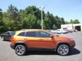 Mango Tango Pearl 2015 Jeep Cherokee Trailhawk 4x4 Exterior