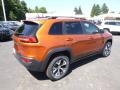 2015 Mango Tango Pearl Jeep Cherokee Trailhawk 4x4  photo #6