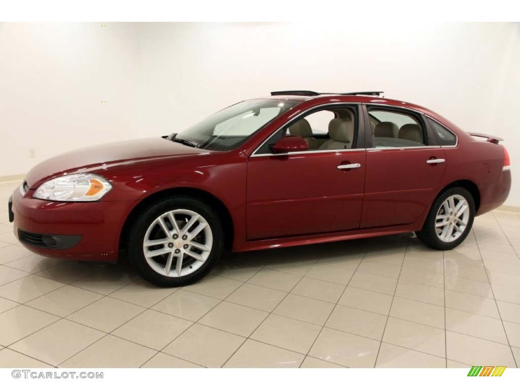 2011 Impala LTZ - Red Jewel Tintcoat / Neutral photo #3