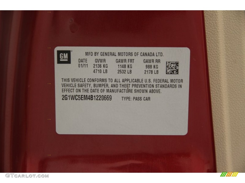 2011 Impala LTZ - Red Jewel Tintcoat / Neutral photo #18