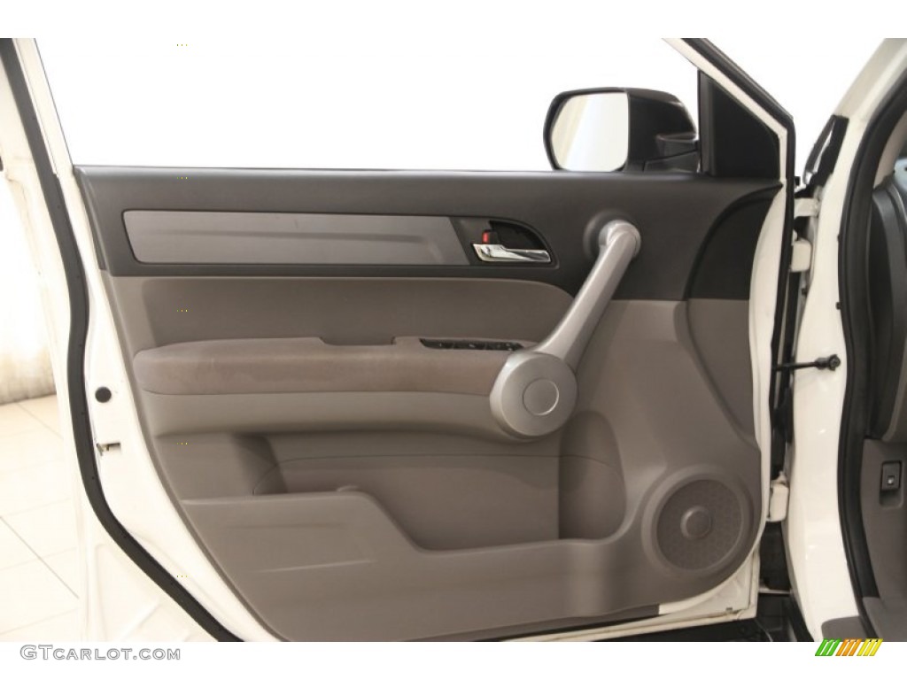 2007 Honda CR-V LX 4WD Gray Door Panel Photo #96847490