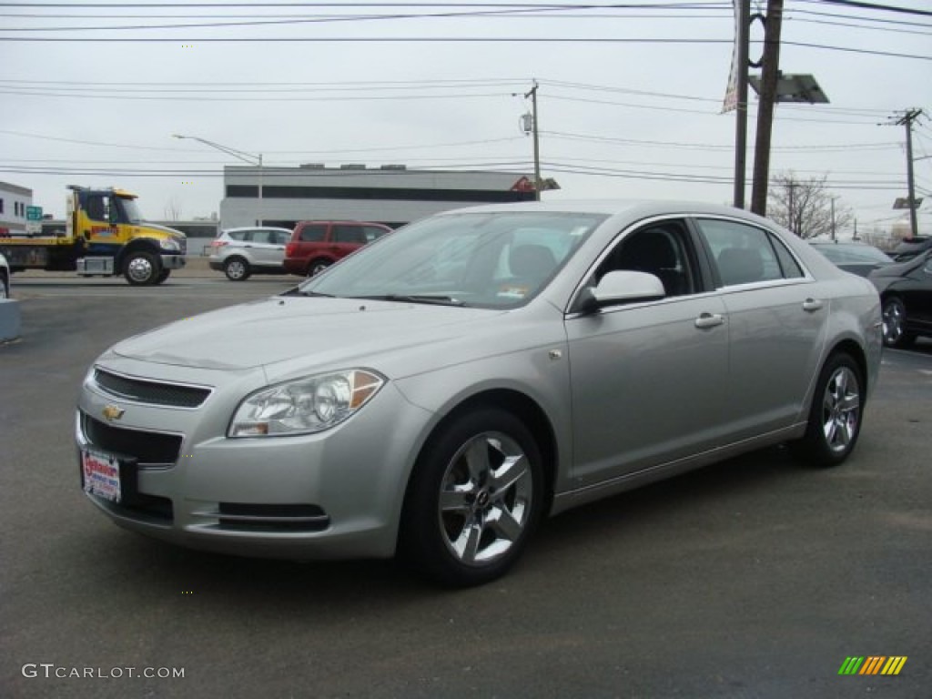 2008 Malibu LT Sedan - Silverstone Metallic / Ebony photo #1