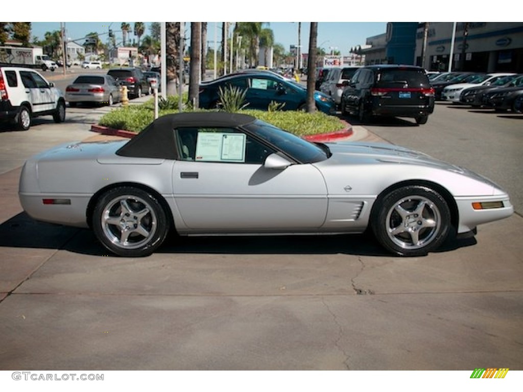 Sebring Silver Metallic 1996 Chevrolet Corvette Convertible Exterior Photo #96852359