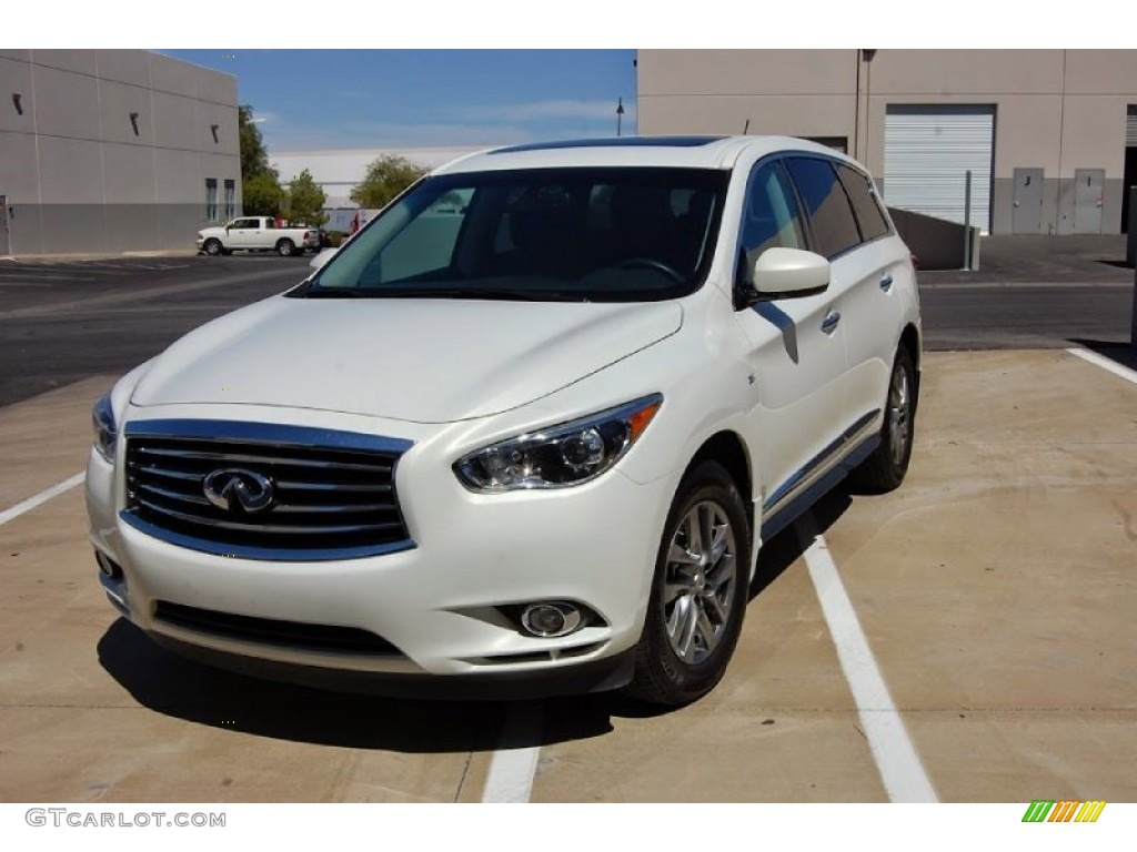 2014 QX60 3.5 - Moonlight White / Graphite photo #2