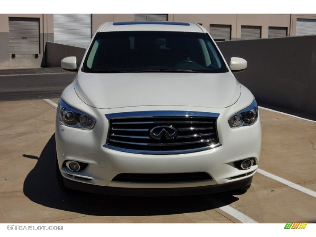 2014 QX60 3.5 - Moonlight White / Graphite photo #4