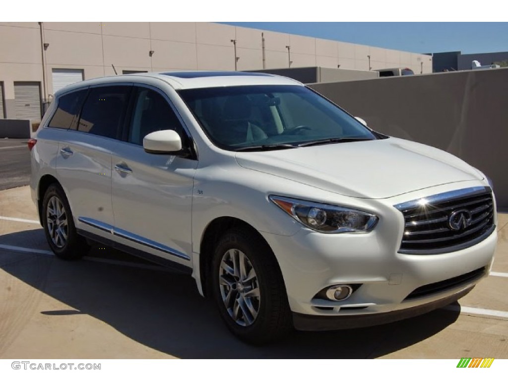 2014 QX60 3.5 - Moonlight White / Graphite photo #5
