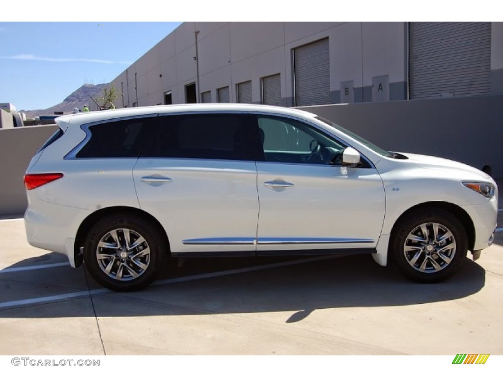2014 QX60 3.5 - Moonlight White / Graphite photo #6