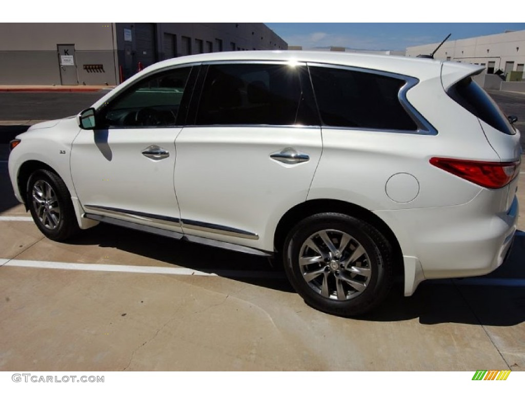 2014 QX60 3.5 - Moonlight White / Graphite photo #8