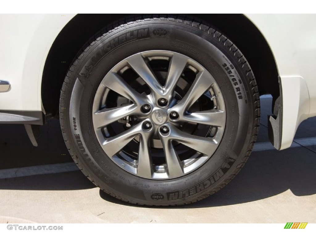 2014 QX60 3.5 - Moonlight White / Graphite photo #31