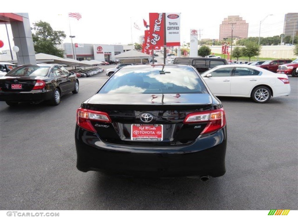2014 Camry LE - Attitude Black Metallic / Ivory photo #6
