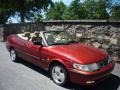 Cayenne Red Mica 1999 Saab 9-3 SE Convertible