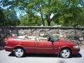 1999 Cayenne Red Mica Saab 9-3 SE Convertible  photo #11