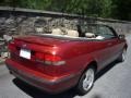1999 Cayenne Red Mica Saab 9-3 SE Convertible  photo #14